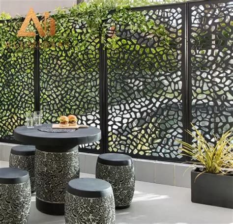 Modern Pattern Decorative Metal Screen Panel Alumideas