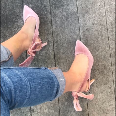 Bhldn Shoes Billy Ella Rose Heels With Bow Poshmark