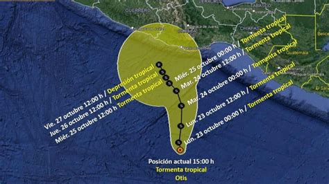 Tormenta Tropical Otis se forma en el Océano Pacífico Luz Noticias