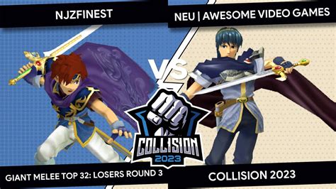 Collision 2023 Giant Melee NJzFinest Roy VS Awesome Video Games