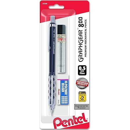 Pentel Graph Gear Mechanical Drafting Pencil Mm Black Barrel