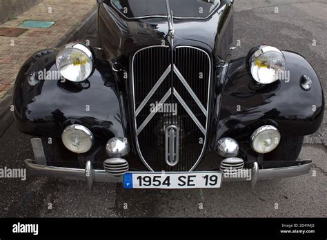 Citroen Traction Avant 15 Six Berline Vintage French Car From 1954 In