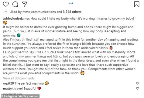 Pregnant Ashley James Wears Pink Frill Bikini During Cyprus Trip Daily Mail Online