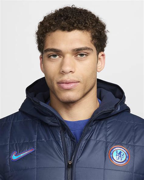 Chelsea F C Men S Nike Fleece Lined Hooded Jacket Nike ZA