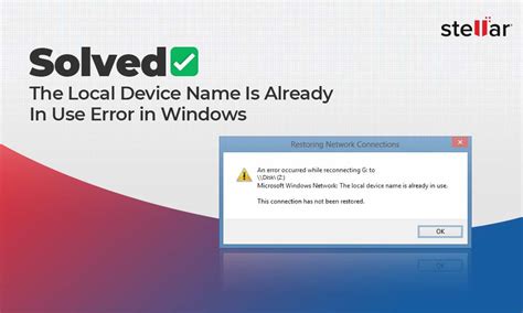 How To Solve Local Device Name Is Already In Use Error