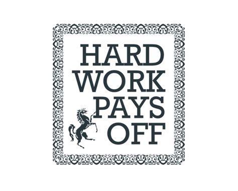 Hard Work Pays Off Word Art – Squijoo.com