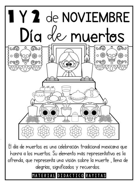 Actividades D A De Muertos Preescolar Y Primaria Los Materiales