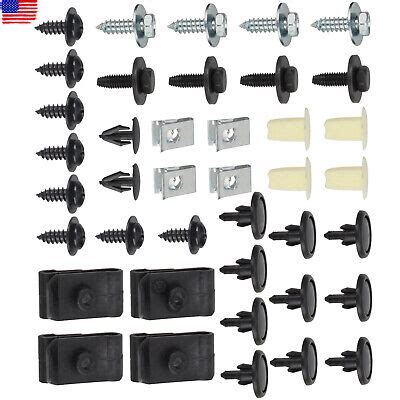 Car Engine Undertray Cover Clips Bottom Shield Guard Screws Fastener