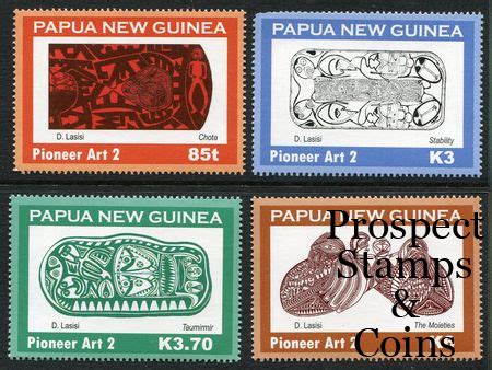 Stamps World Papua New Guinea MUH Stamps 2009 Pioneer Art 4