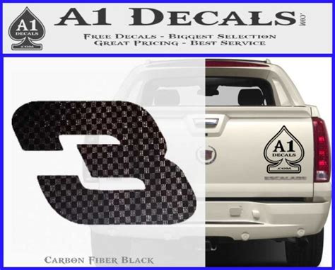 2 Pack #3 Dale Earnhardt Nascar Decal » A1 Decals