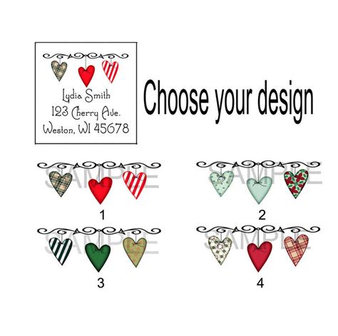 Christmas Address Labels, Personalized Address Label Stickers, Address ...