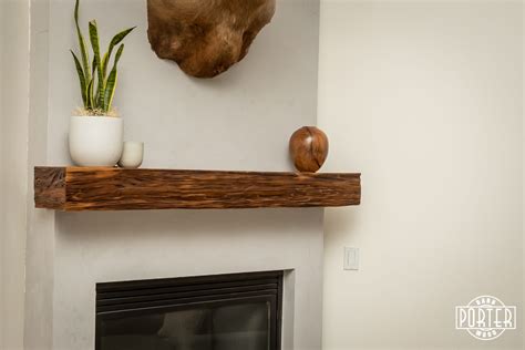 Mushroom Wood Mantel Porter Barn Wood