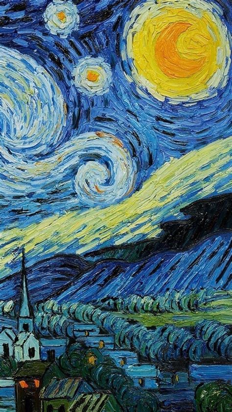 Van Gogh Painting Cute Wallpapers Starry Nights Van Gogh Paintings