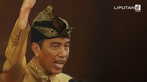 Pidato Jokowi Dan Nota Keuangan 2020 News