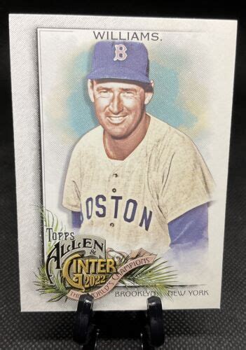 Topps Allen Ginter Ted Williams Boston Red Sox Ebay