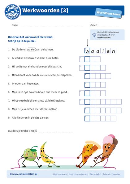 Werkwoorden 3 Taal Posters Grammatica Samengestelde Woorden