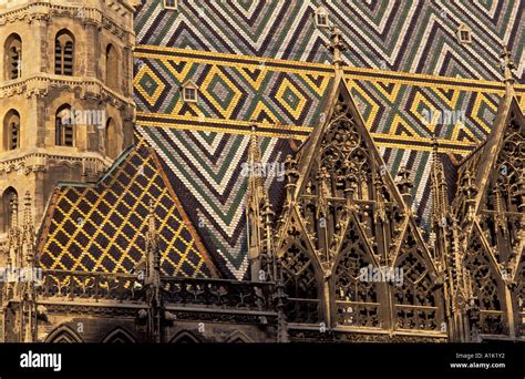 Detail Of St Stephan S Cathedral Stephansdom Vienna Austria Stock Photo