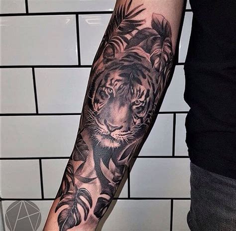 17+ Realistic Forearm Tattoo Ideas – Tiger Tattoo Designs | PetPress