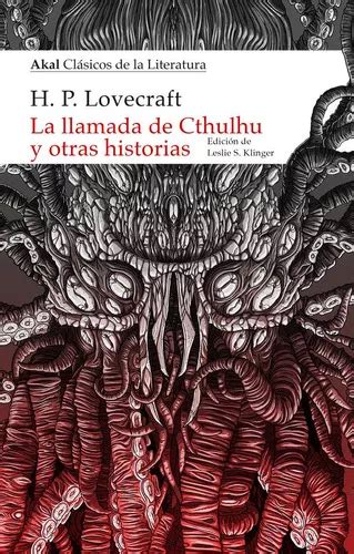 La Llamada De Cthulhu Y Otras Historias De Lovecraft H P Klinger