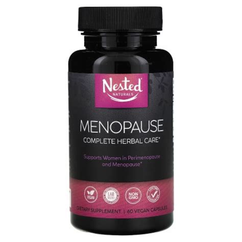 Nested Naturals Menopause Complete Herbal Care 60 Vegan Capsules 60