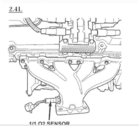 Where Is Oxygen Sensor Located In A Chrysler Sebring With A