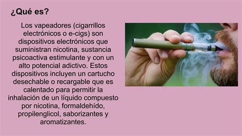 Vapeadores Efectos Fisicos Principales Riesgos De Uso Pptx