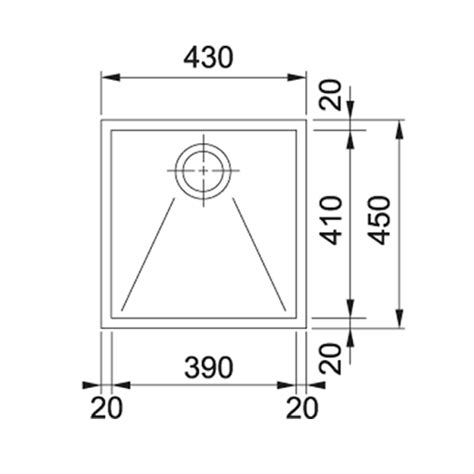 Franke Kitchen Sink Undermount Single Bowl Pzx 110 39 Haus Square Pte Ltd