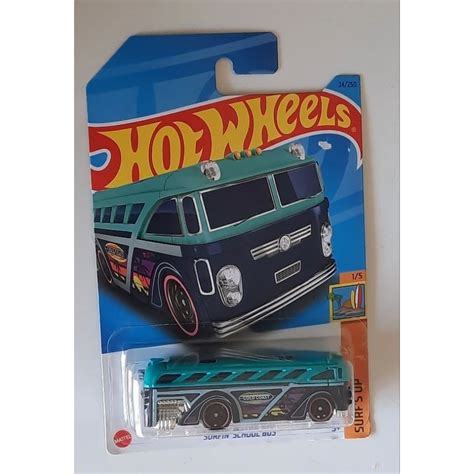 HOT WHEELS SURF S UP SURFIN SCHOOL BUS Shopee Brasil