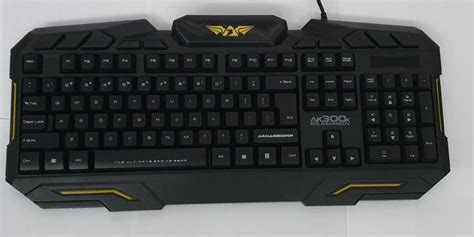 Armaggeddon Kalashnikov AK 300X Keyboard Black Computers Tech