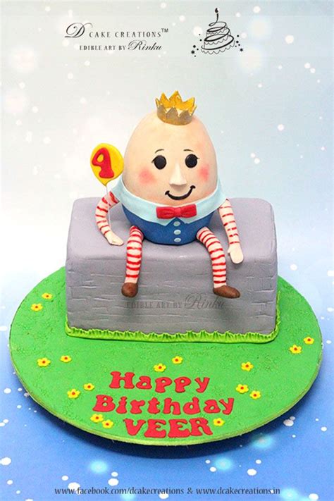 Humpty Dumpty Birthday Cake | Kids cake, Cake, Cake design