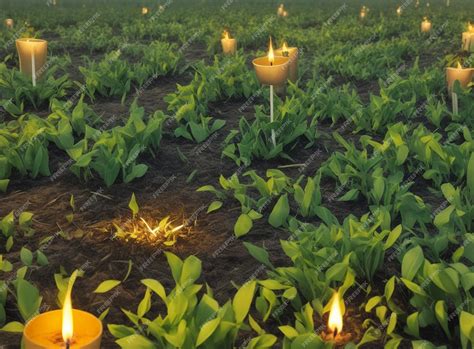 Premium Photo | Burning bright for a greener change sustainable