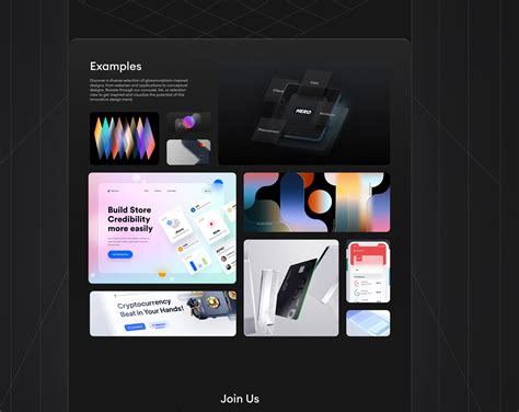 Glassmorphism Website Design Ui Ux Behance