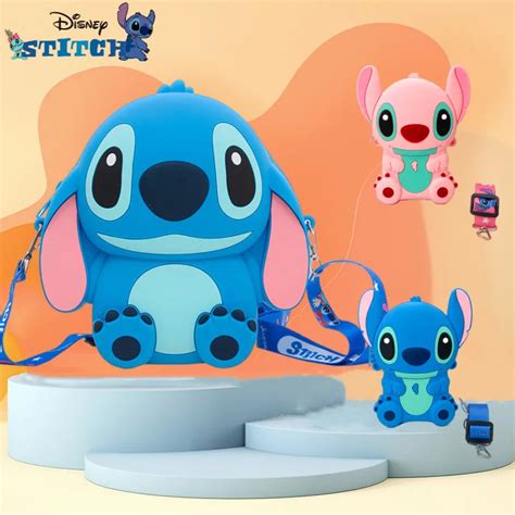 Disney Stich Bolso De Hombro Para Ni As Peque As Monedero De Silicona