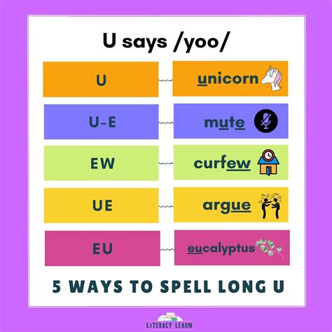 Long U Vowel Words