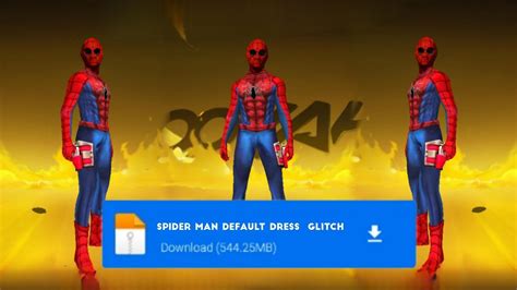 Spider Man Bundle Glitch File In Free Fire After Ob Update Texture Skin