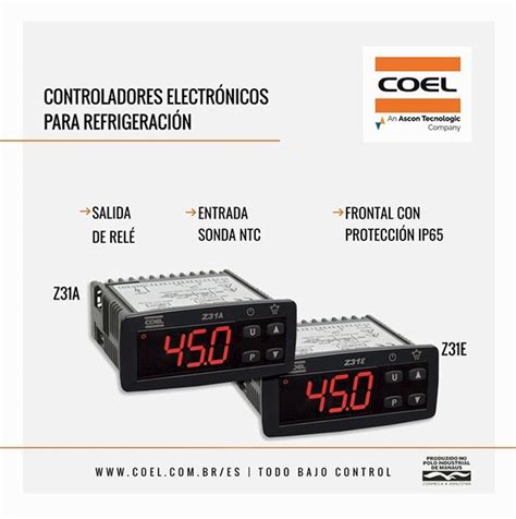 Noticia Z31A Z31E Controladores para refrigeración Coel