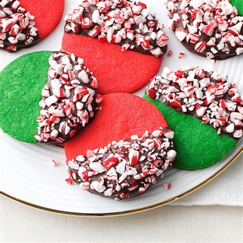 Peppermint Crunch Christmas Cookies Recipe Taste Of Home