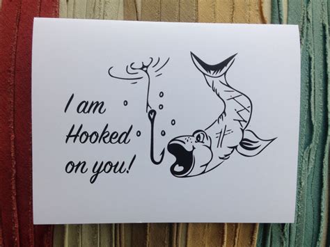 ShmoopyFood Printable Love Card I M Hooked On You Hand