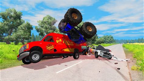 Epic High Speed Car Crashes Compilation 2 BeamNG Drive Gaming Guddu