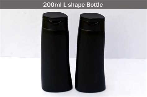 Plastic Flip Top Cap Hdpe Balck Shampoo Bottles At Rs Piece In