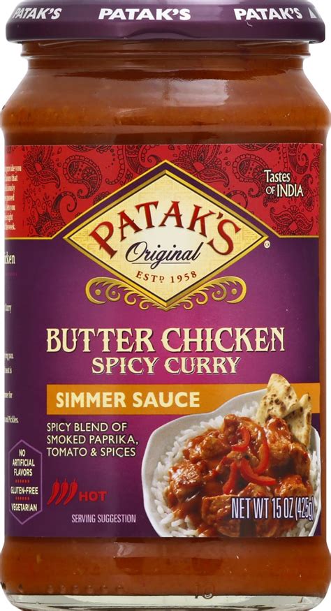 Pataks Spicy Butter Chicken Simmer Sauce