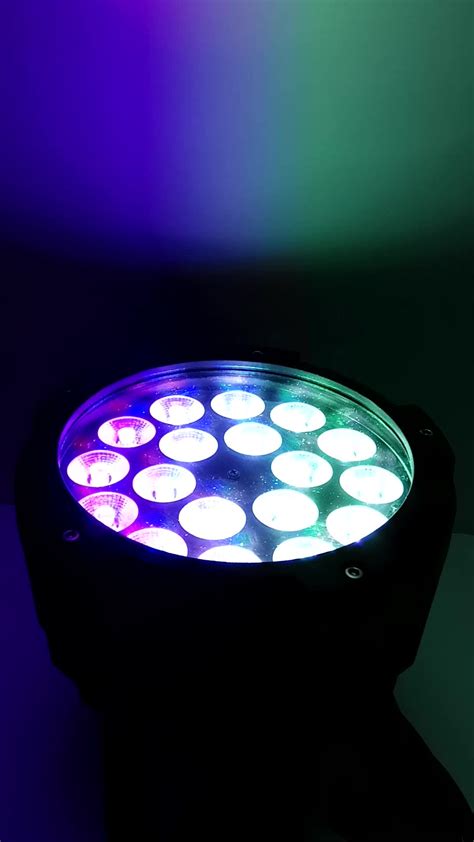 Waterproof Led Par Light 18x18w Rgbwa Uv 6in1 Outdoor Led Par 64 Light