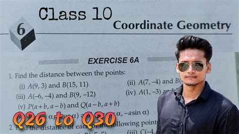 Ex 6A Q26 To Q30 Class 10 Coordinate Geometry RS Aggarwal CBSE New