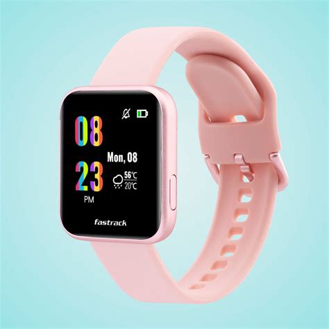 Fastrack Reflex Smart Watch With Silicone Pink Strap Buy Fastrack