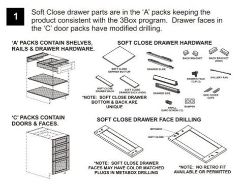 Soft Close Drawer Parts Are In The Euro Rite Cabinets