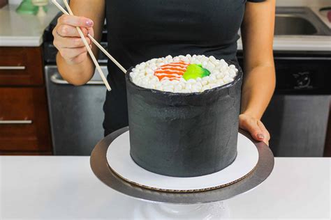 Sushi Birthday Cake The Perfect Cake For Any Sushi Lover