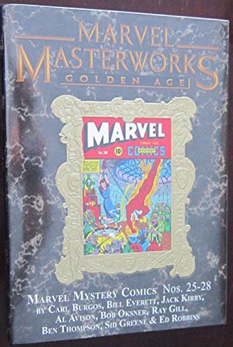 Marvel Masterworks Golden Age Marvel Mystery Comics Nos By