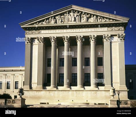 Supreme Court Hall Of Justice Washington Dc Usa Stock Photo Alamy