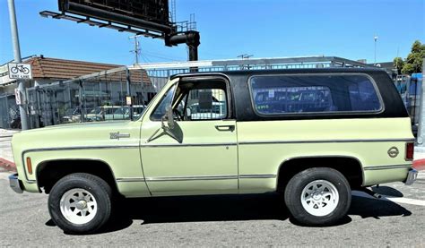 1973 Chevy Blazer K5 Cheyenne CA Blue Plate One Owner For Sale