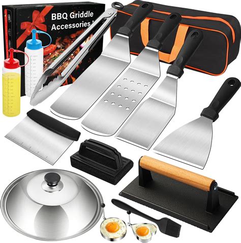 Amazon Griddle Accessories Kit 16pcs Flat Top Grill Griddle